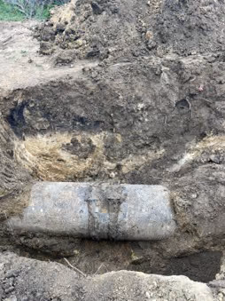CENAGAS 2024 — 36” bolted sleeve on an active leak: photo 1